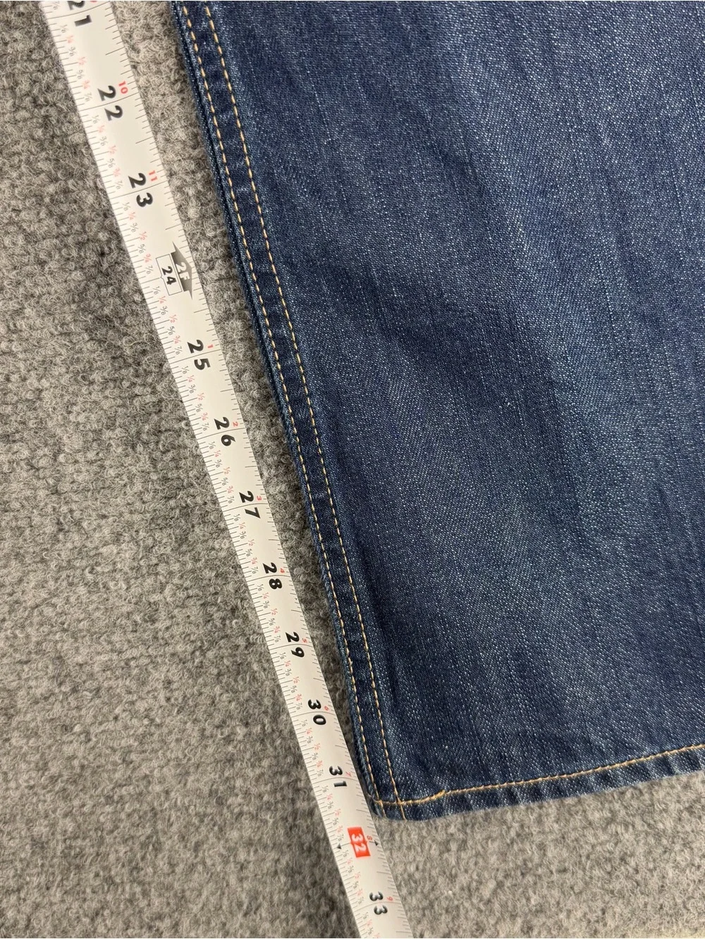 Polo Ralph Lauren Bootcut Jeans Mens 36x32 Dark Wash Blue Preppy Western Classic